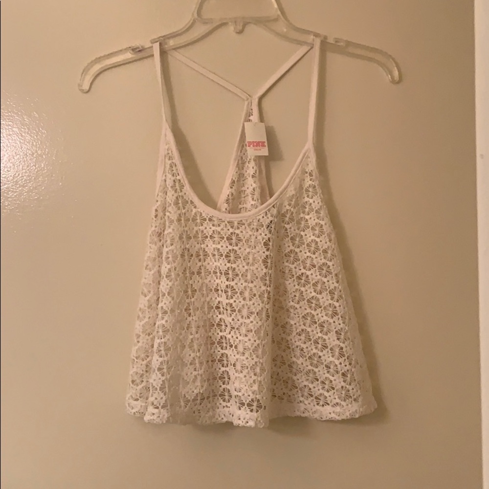VS PINK BIKINI COVERUP TOP NWT + free bikini top